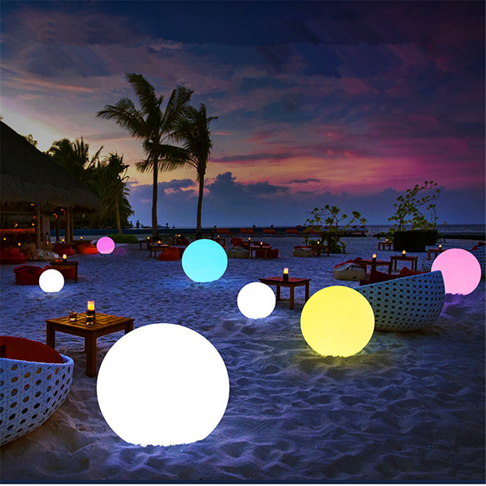Outdoor Lighting Diy - Rechargeable LED Glowing Ball Light for