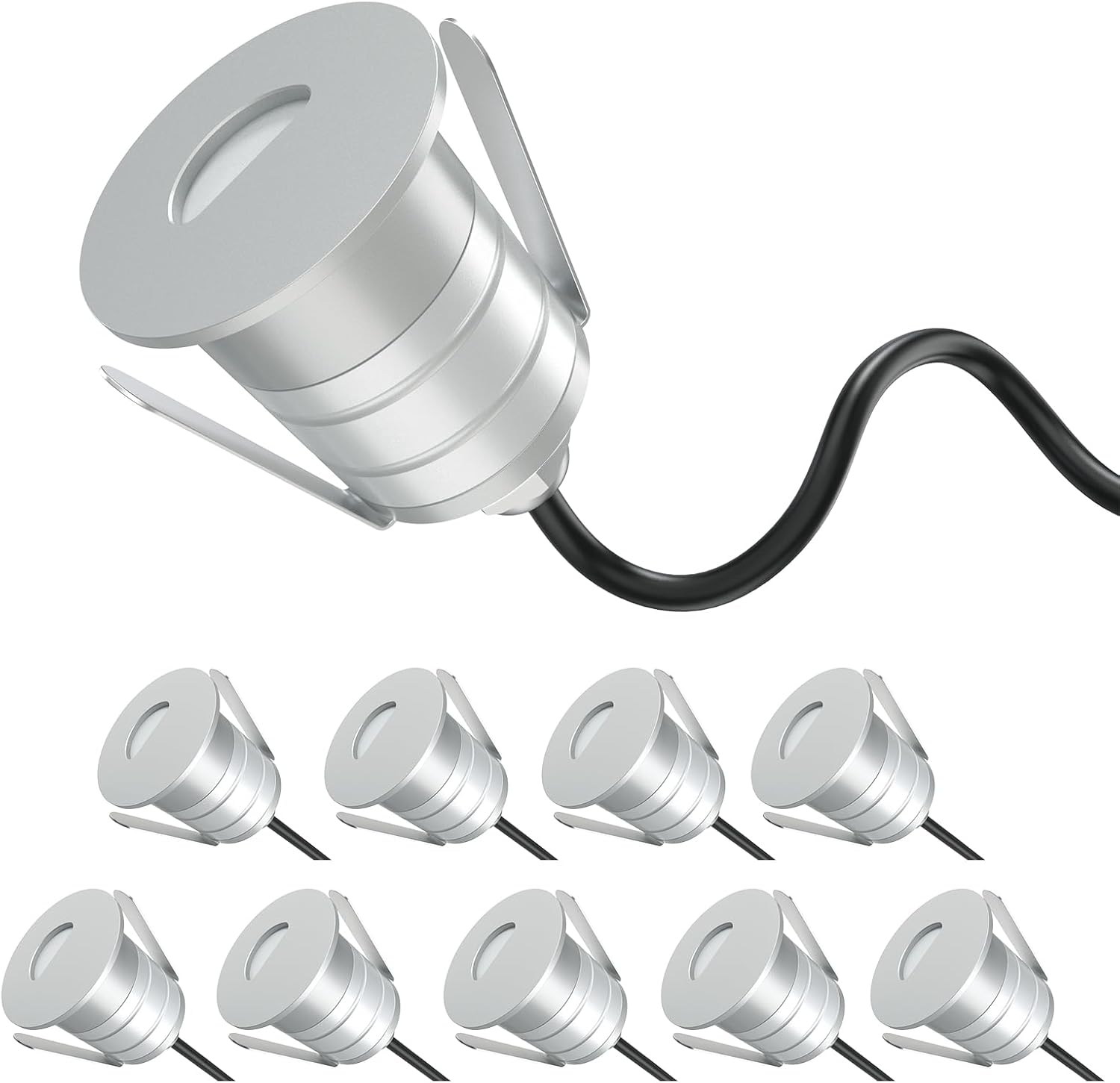 Ground Light Recessed - Recessed LED Step Light 1W 10Packs