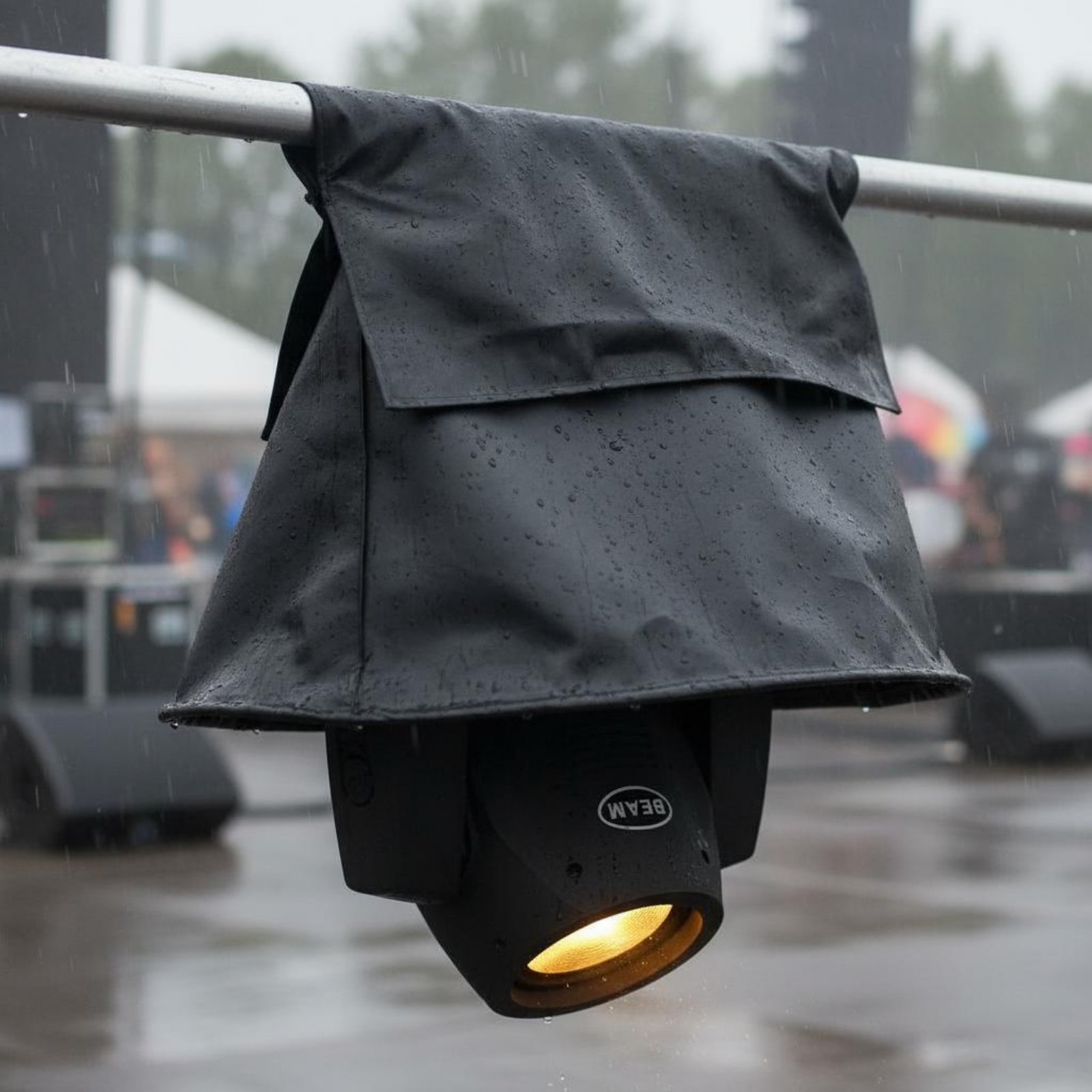Outdoor Lighting Install - Par Lamp Rain Protector Easy Installation