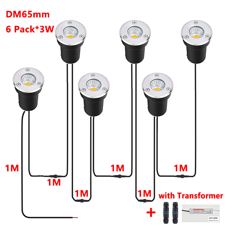 Ground Light Recessed - IP67 Waterproof LED Buried Light DC12V