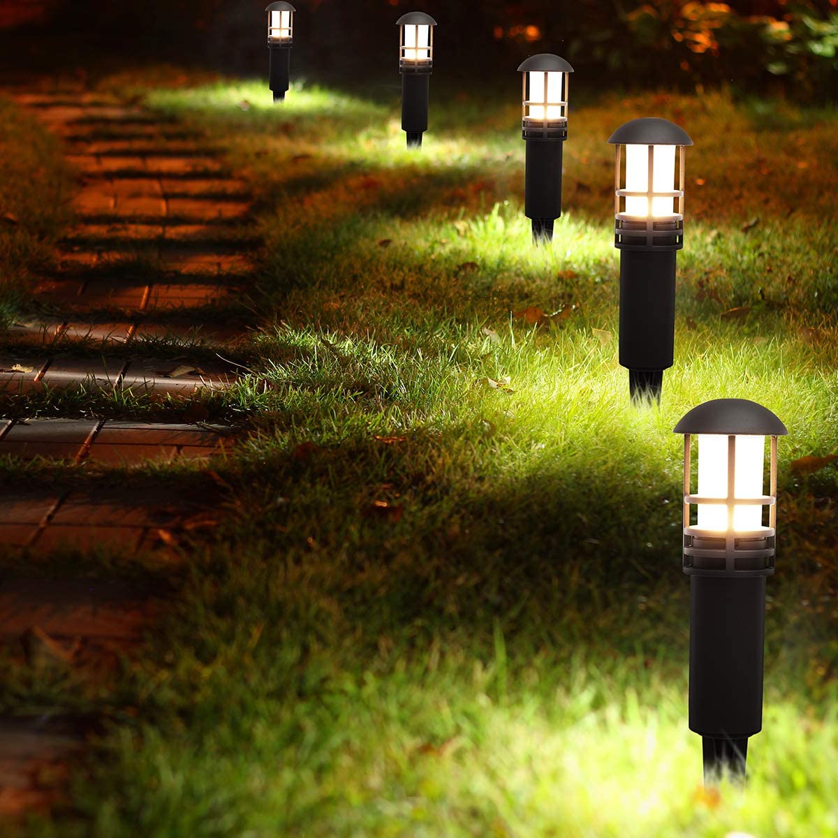 Outdoor Lighting Install - 8Pcs LED Outdoor Garden Lawn Lights