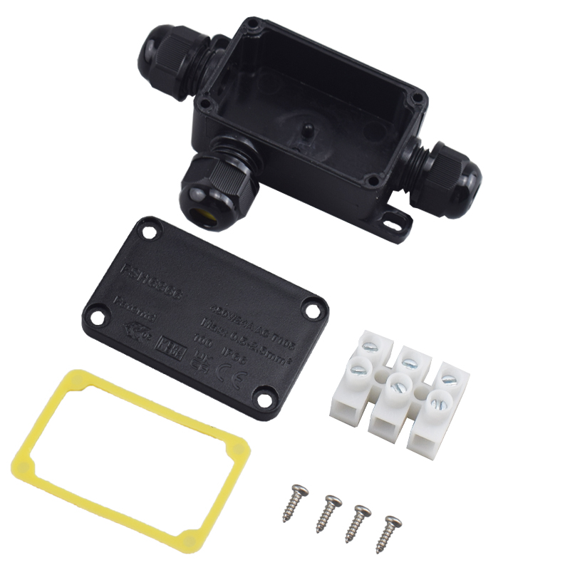 Outdoor Lighting Electrical Box - 3 Way Outdoor Waterproof IP66 Electrical