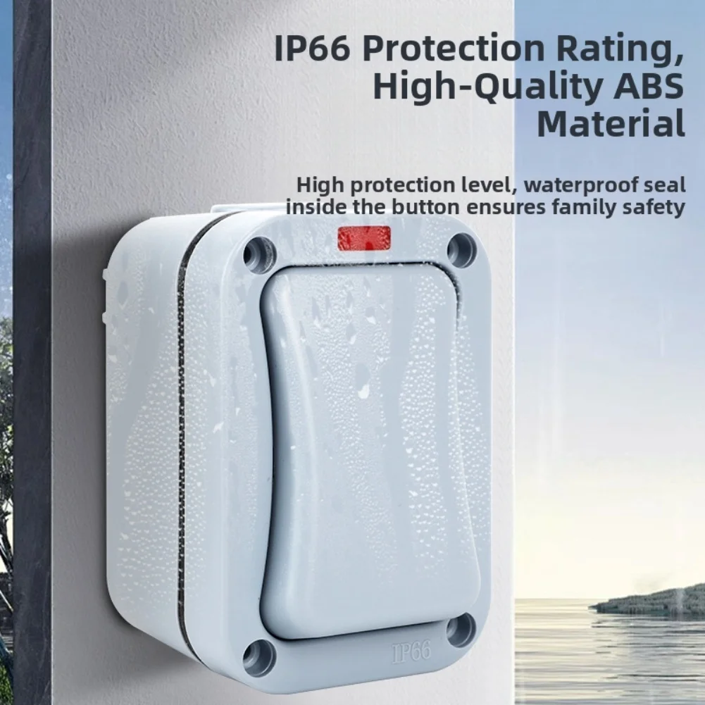 Outdoor Lighting Install - Outdoor Light Switch 1 Gang Wall