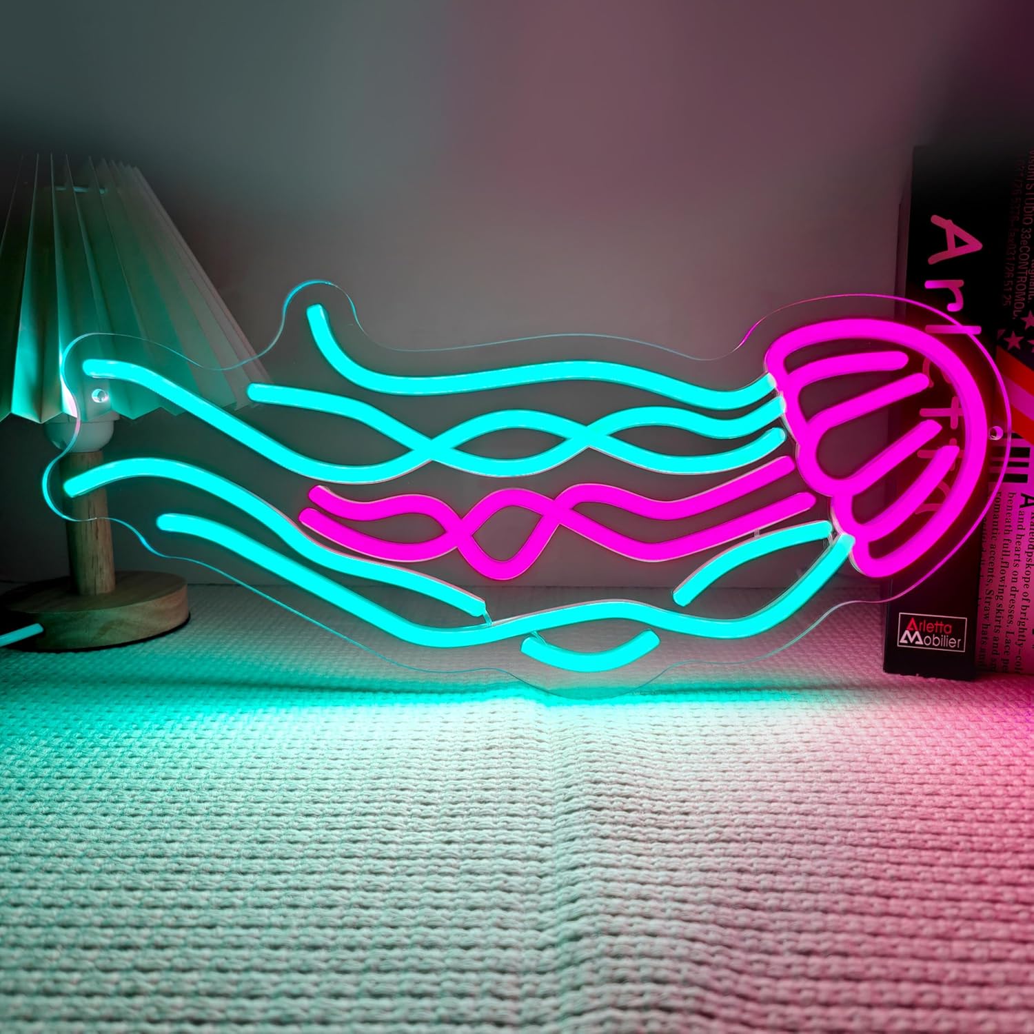 Outdoor Lighting Jellyfish - Jellyfish Neon Sign USB Dimmable LED