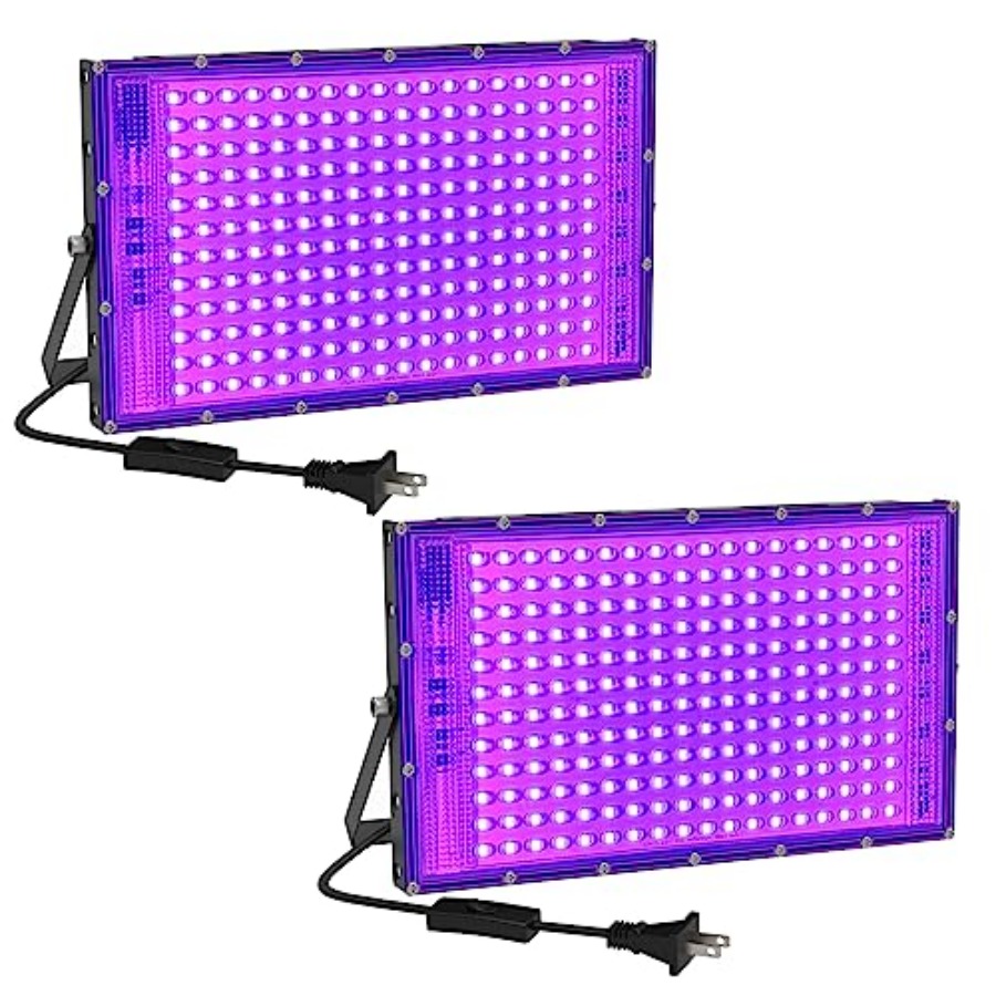 Led Flood Light - 150W LED Black Light 2 Pack,