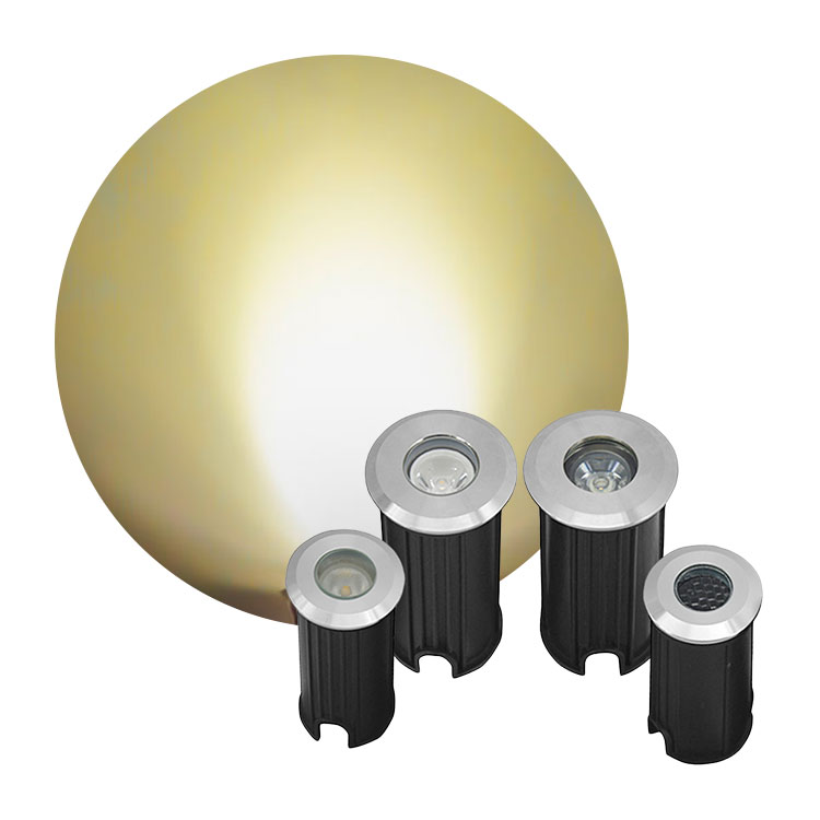 Ground Light Recessed - 1W/3W DC12v IP65 Waterproof LED Landscape
