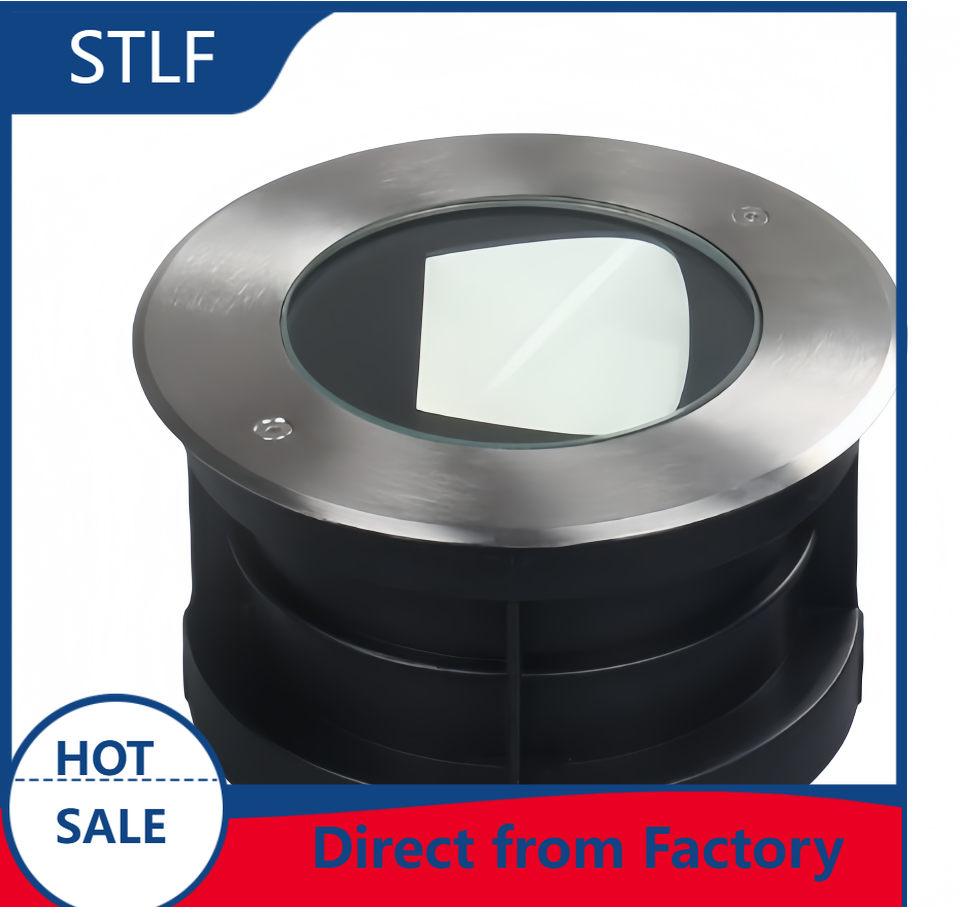 Ground Light Recessed - 12W Stainless Steel Polarized LED Buried