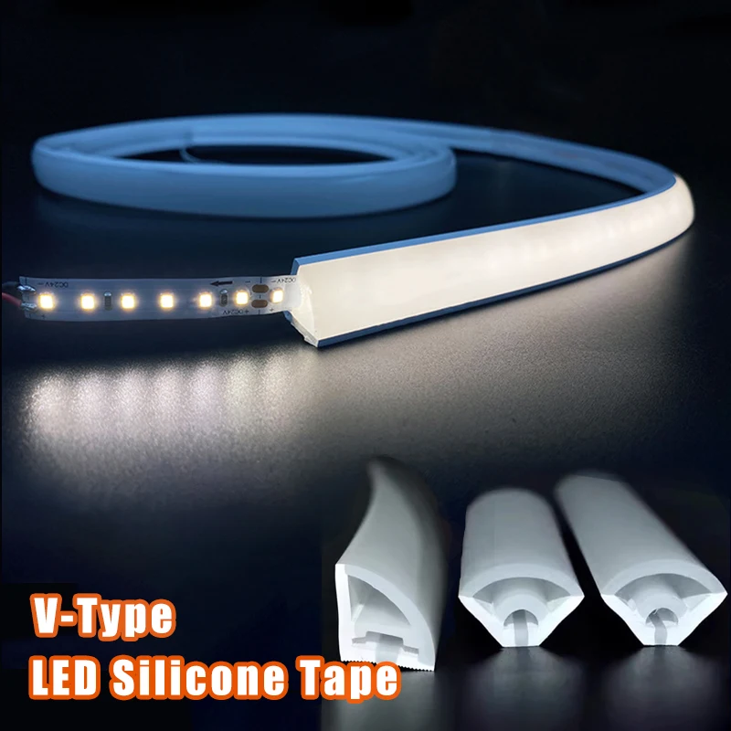 Outdoor Lighting With Outlet - 12V Led Silicone Rope Light Waterproof