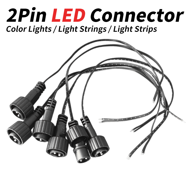 Outdoor Lighting Experts - 2Pin LED Connector with 25cm Wire