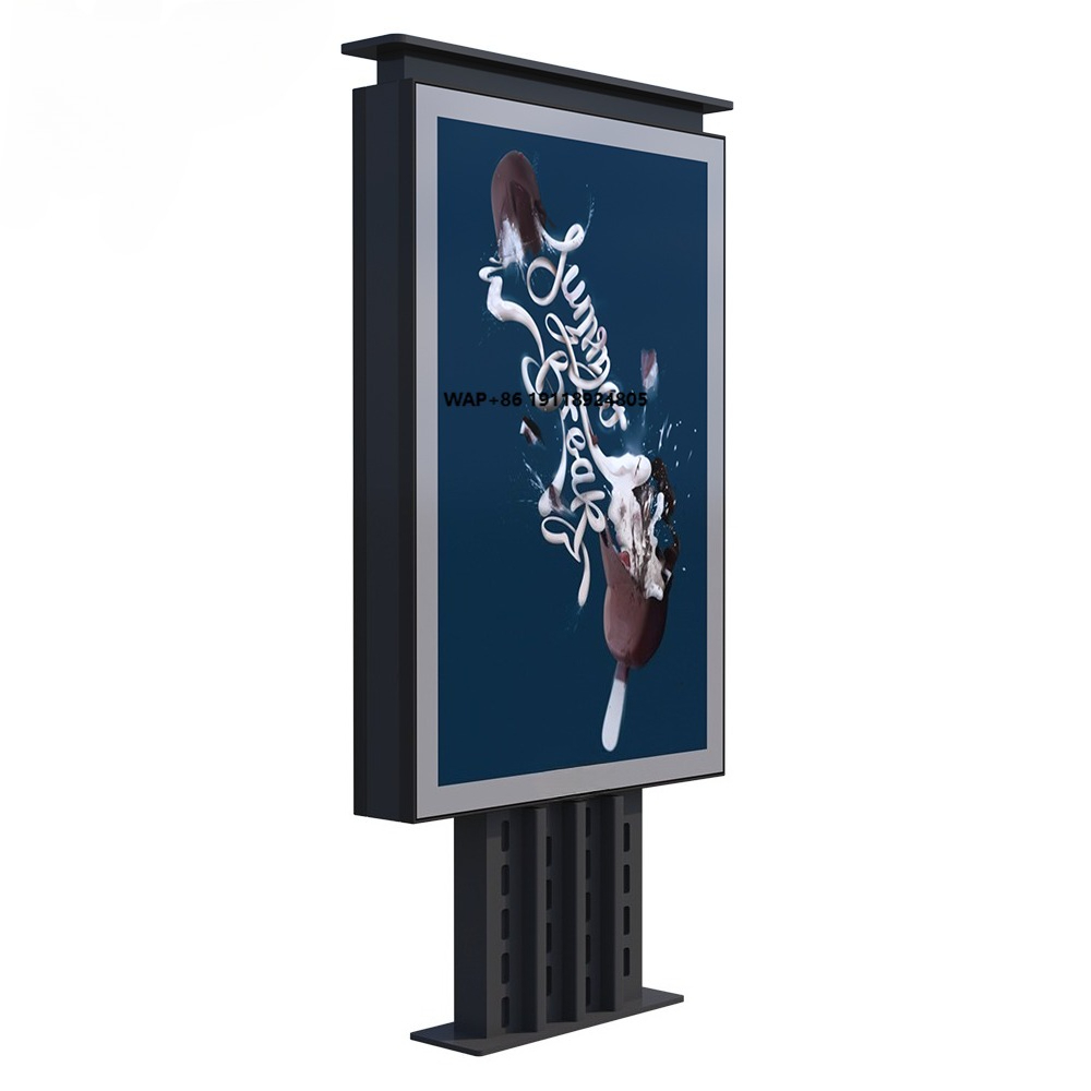 Outdoor Lighting Box - LED Scrolling Billboard Lightboxes Outdoor Advertising