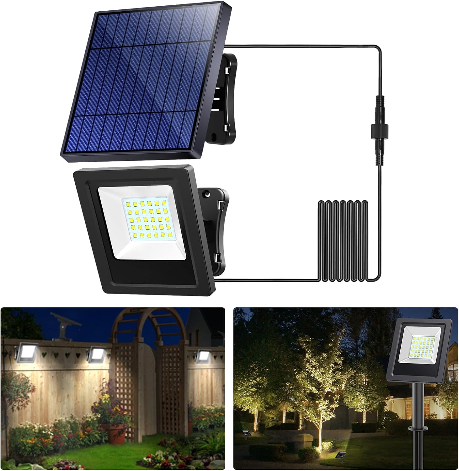 Outdoor Lighting Dusk To Dawn - Intelamp Long Battery Life 4000mah Outdoor
