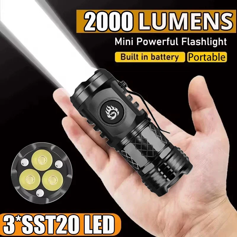 Outdoor Lighting Diy - High Strong Power Tactical Flashlight 3LED