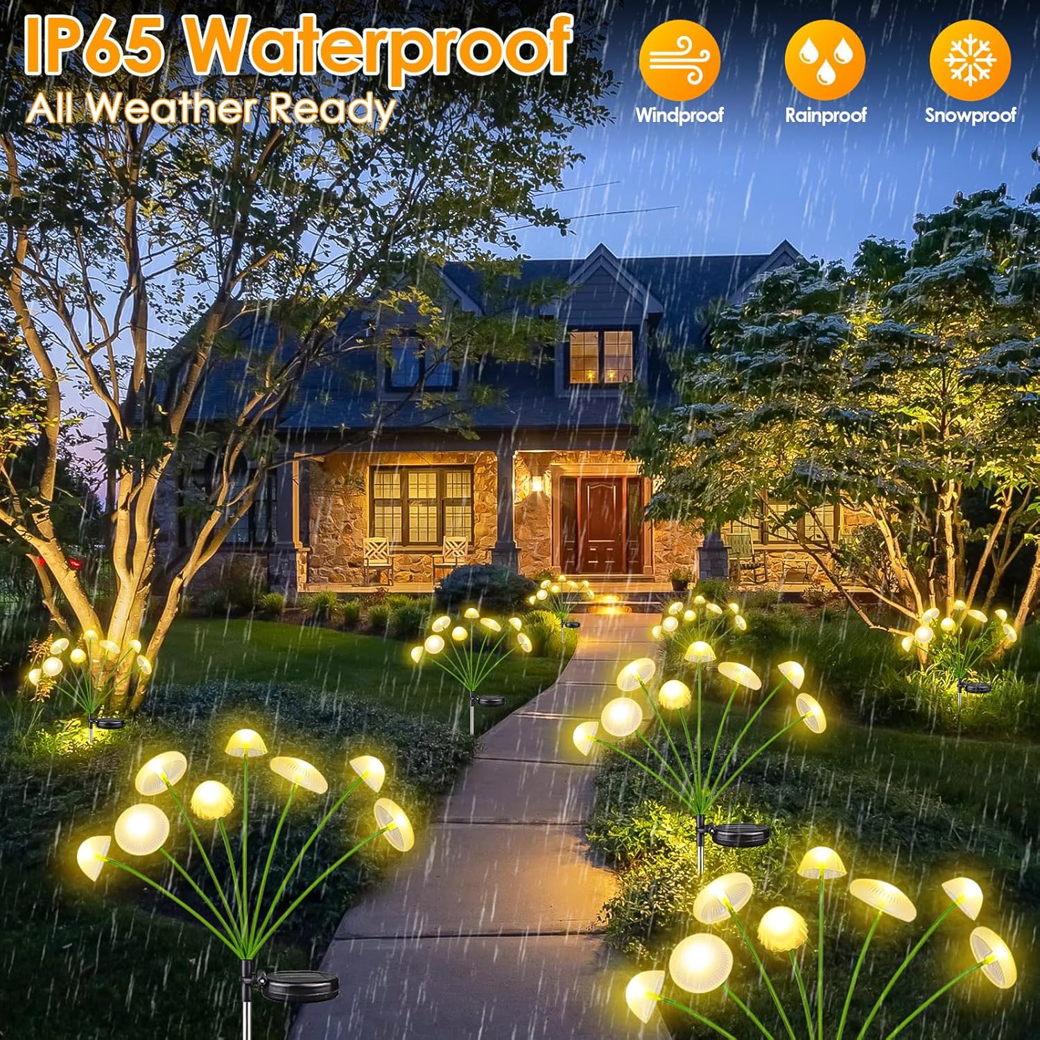 LED Solar Jellyfish Mushroom L - Outdoor Lighting Jellyfish review and price