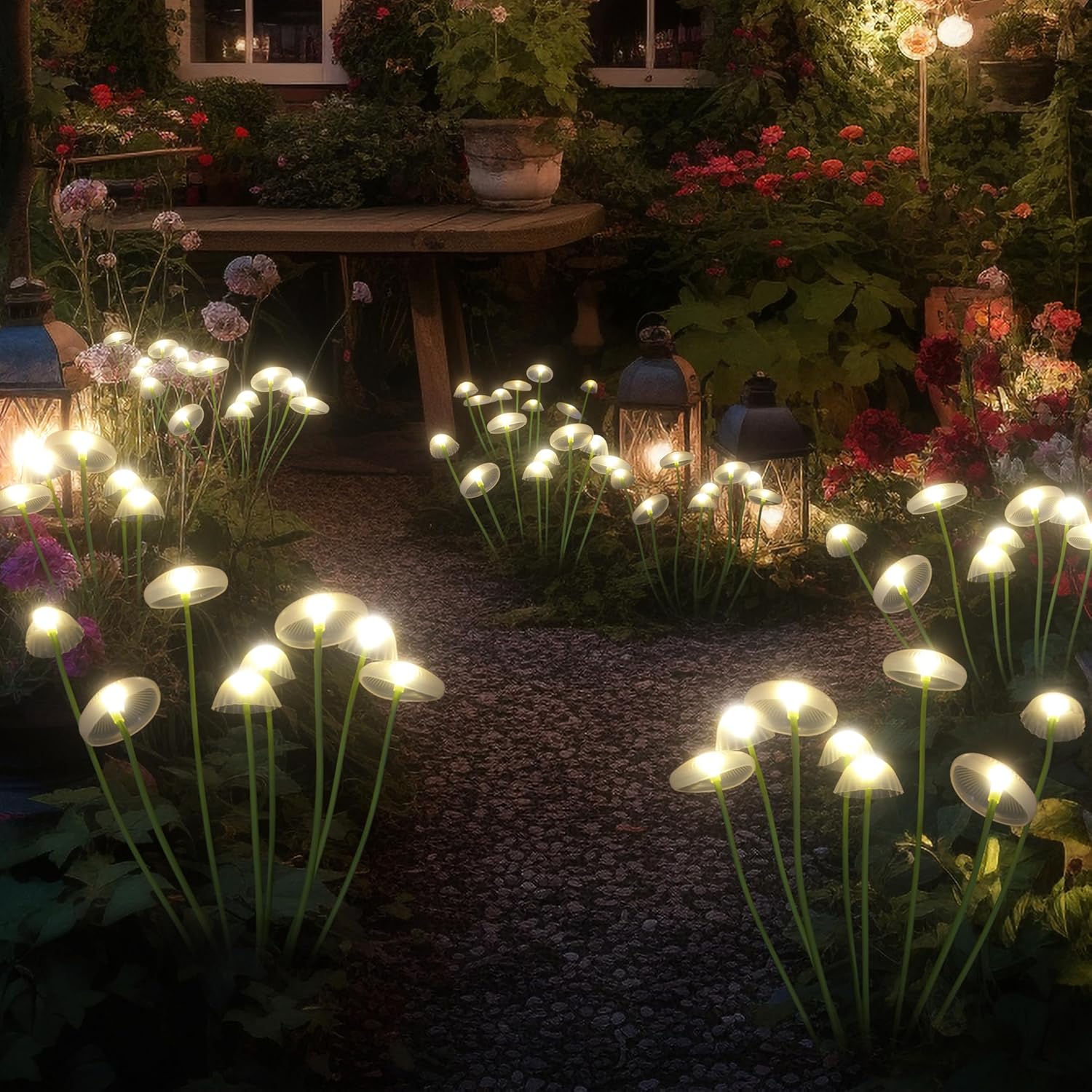 LED Solar Jellyfish Mushroom L - Outdoor Lighting Jellyfish review and price