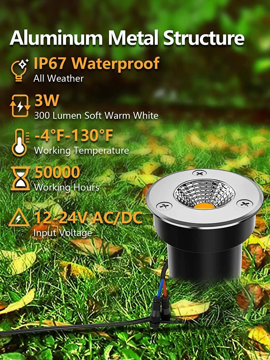 IP67 Waterproof LED Outdoor Ga - Ground Light Recessed review and price