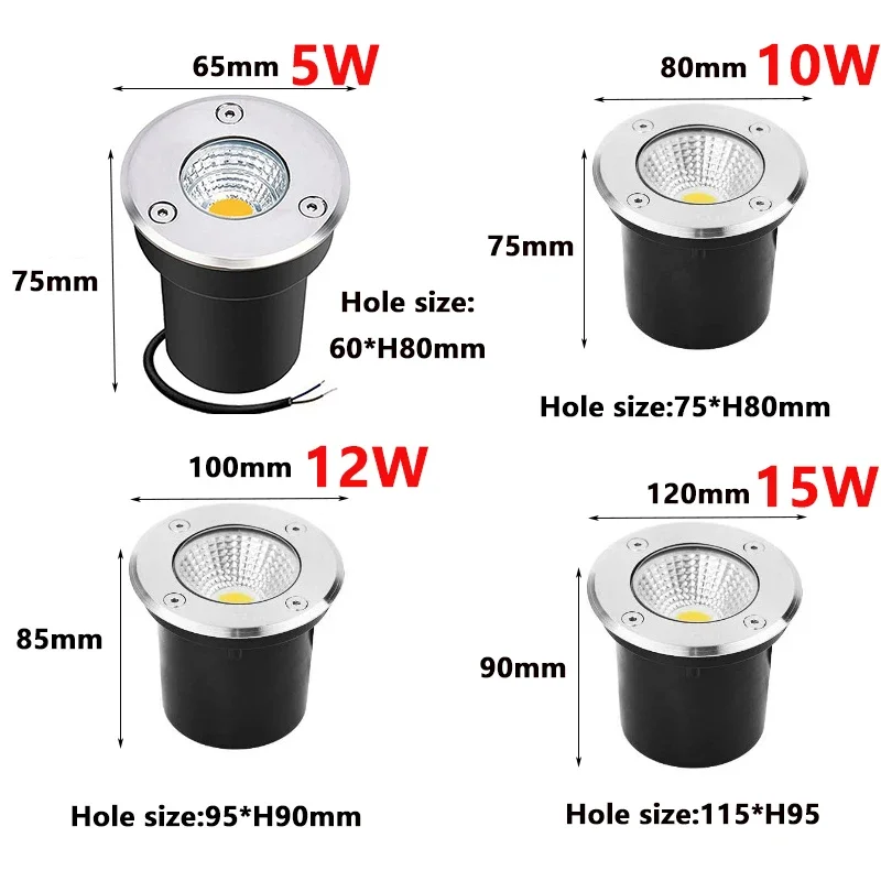 IP67 Waterproof LED Outdoor Ga - Ground Light Recessed review and price