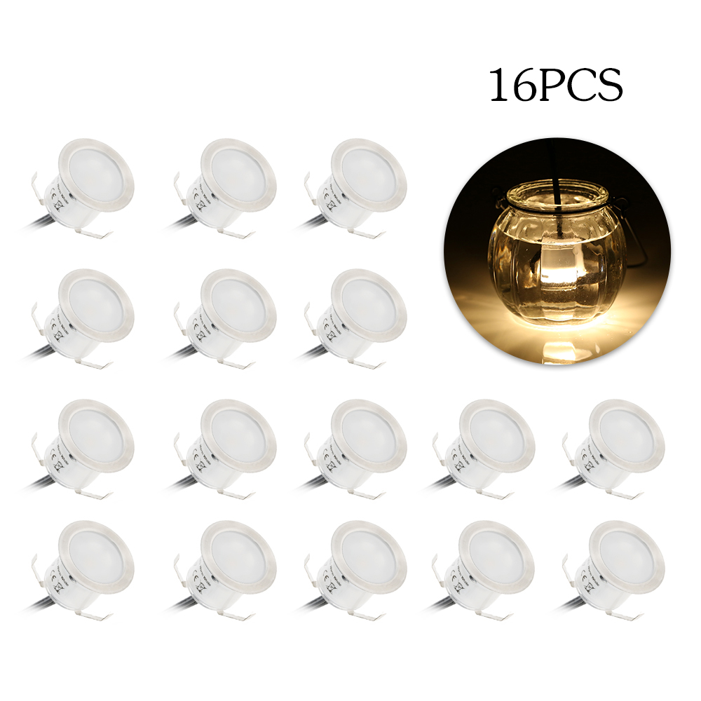 16PCS 0.6W High Bright Recesse - Ground Light Recessed review and price