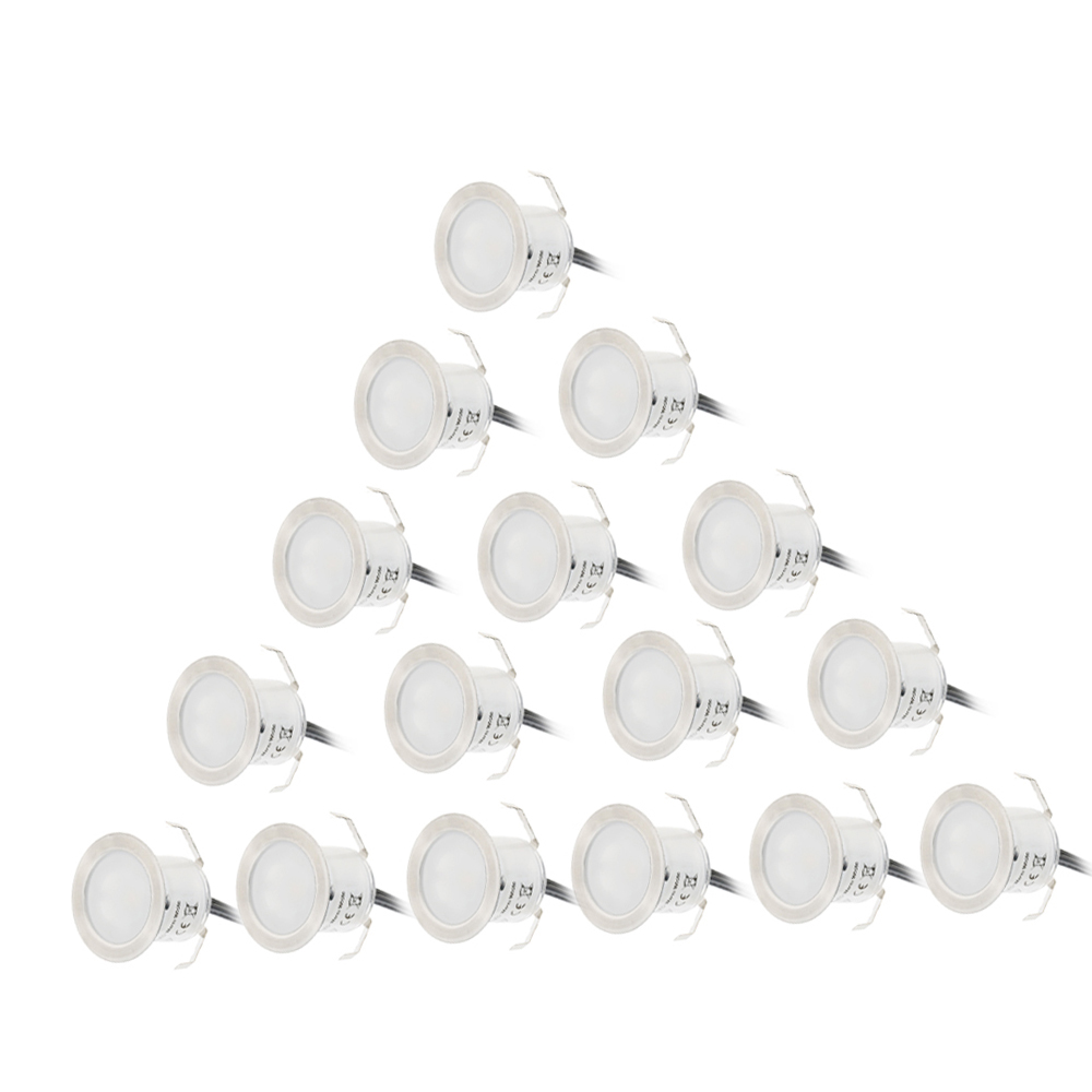 16PCS 0.6W High Bright Recesse - Ground Light Recessed review and price