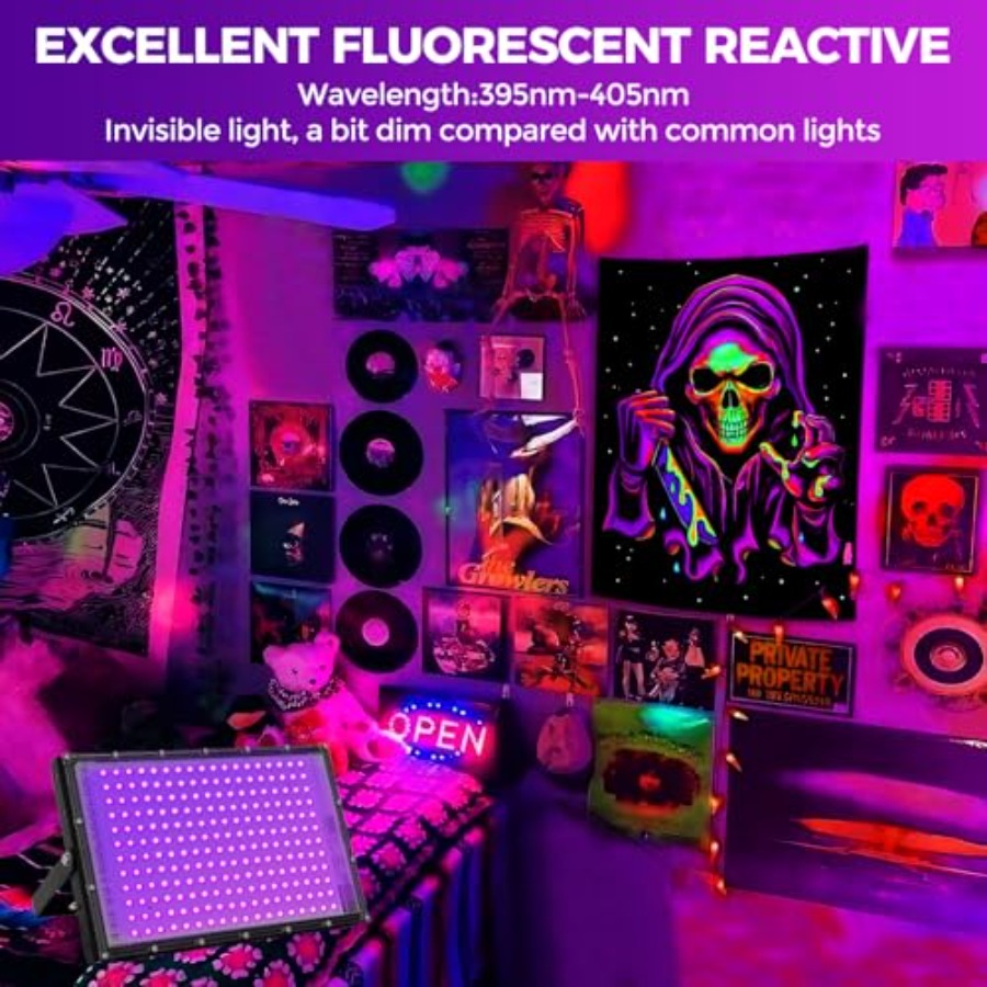 200W LED Black Lights for Glow - Led Flood Light review and price