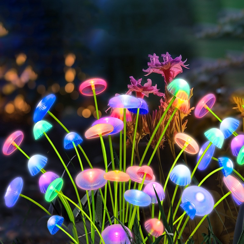 Solar Lawn Mushroom Jellyfish  - Outdoor Lighting Jellyfish review and price