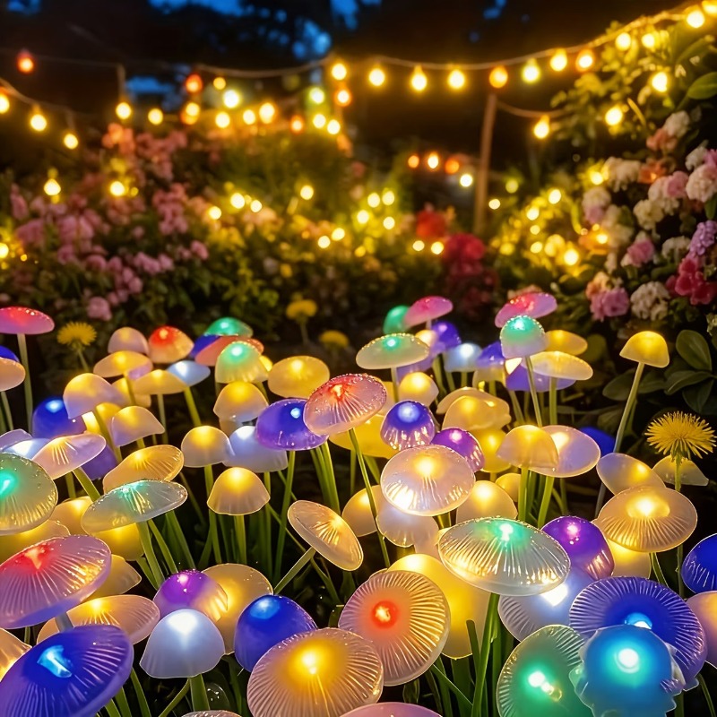 Solar Lawn Mushroom Jellyfish  - Outdoor Lighting Jellyfish review and price