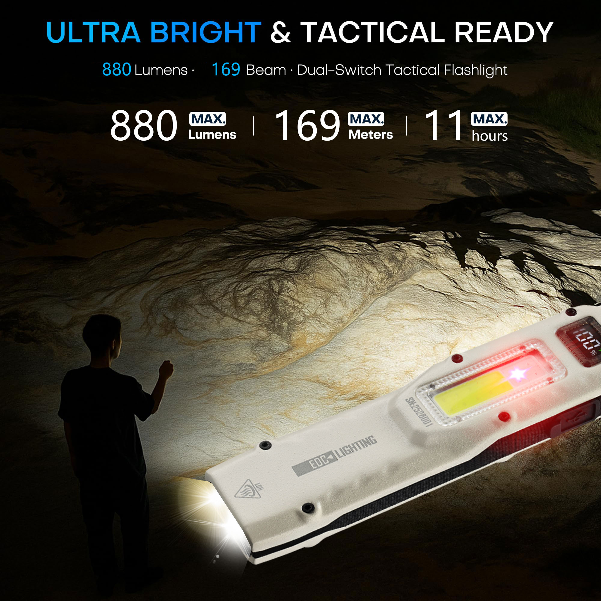 Portable 880LM YEMAO M28 Ultra - Outdoor Lighting Electric review and price