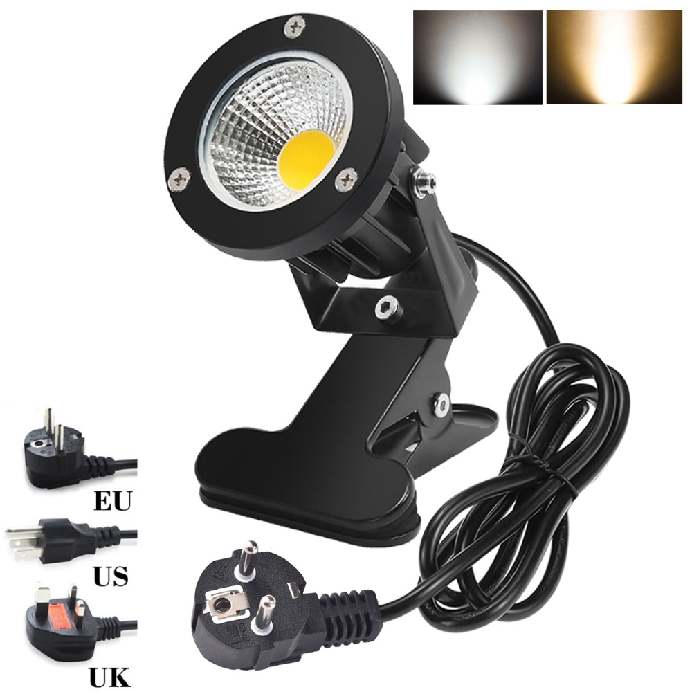 Clip On Spot Light Plug in Wat - Outdoor Lighting Uk review and price