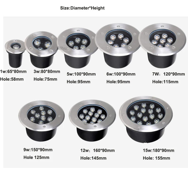 Waterproof Led Light Garden Un - Ground Light Recessed review and price
