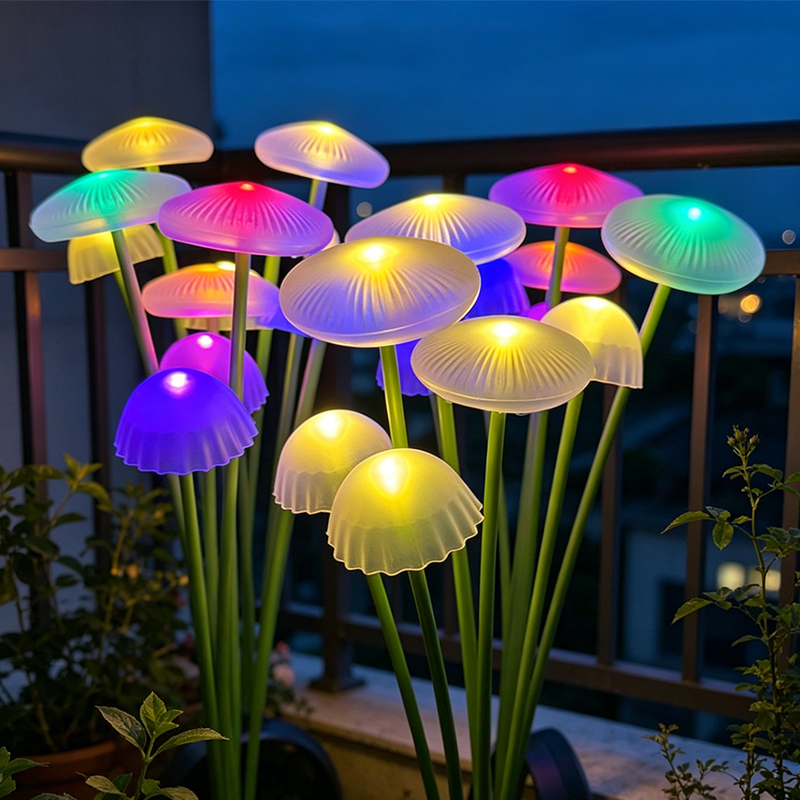 Solar Jellyfish Mushroom Light - Outdoor Lighting Jellyfish review and price