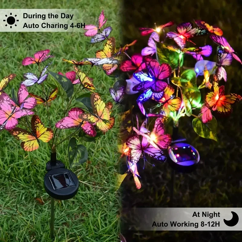 Solar LED Butterfly Garden Lig - Outdoor Lighting Diy review and price