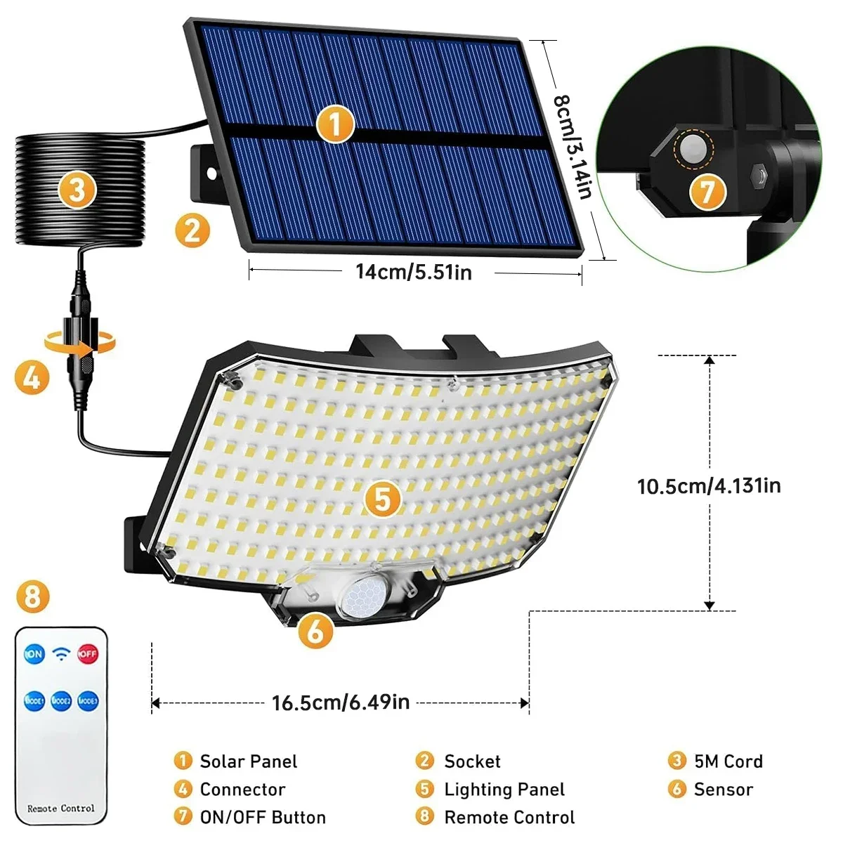 234LED Solar Outdoor Lights Mo - Wall Lighting Outdoor review and price