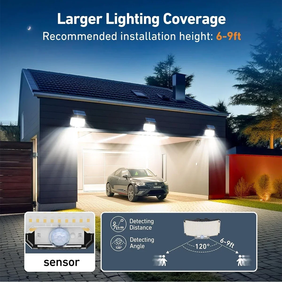 234LED Solar Outdoor Lights Mo - Wall Lighting Outdoor review and price
