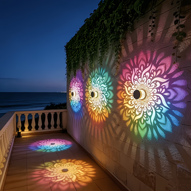 1/2/4 Packs Solar Fence Lights - Wall Lighting Outdoor review and price