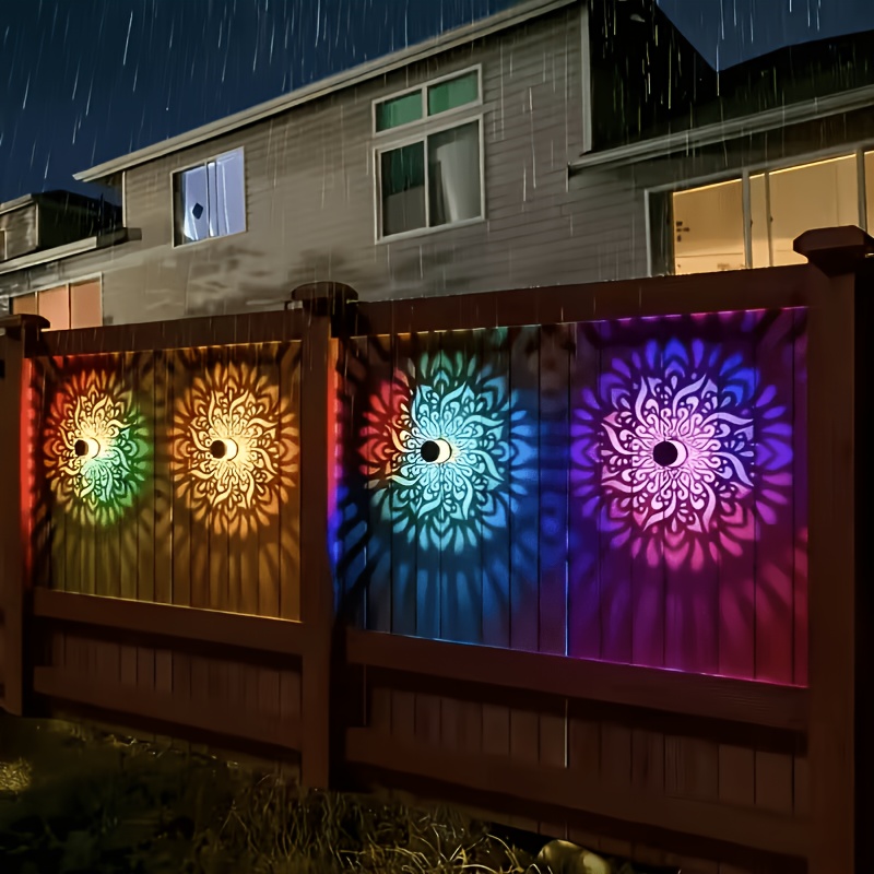 1/2/4 Packs Solar Fence Lights - Wall Lighting Outdoor review and price