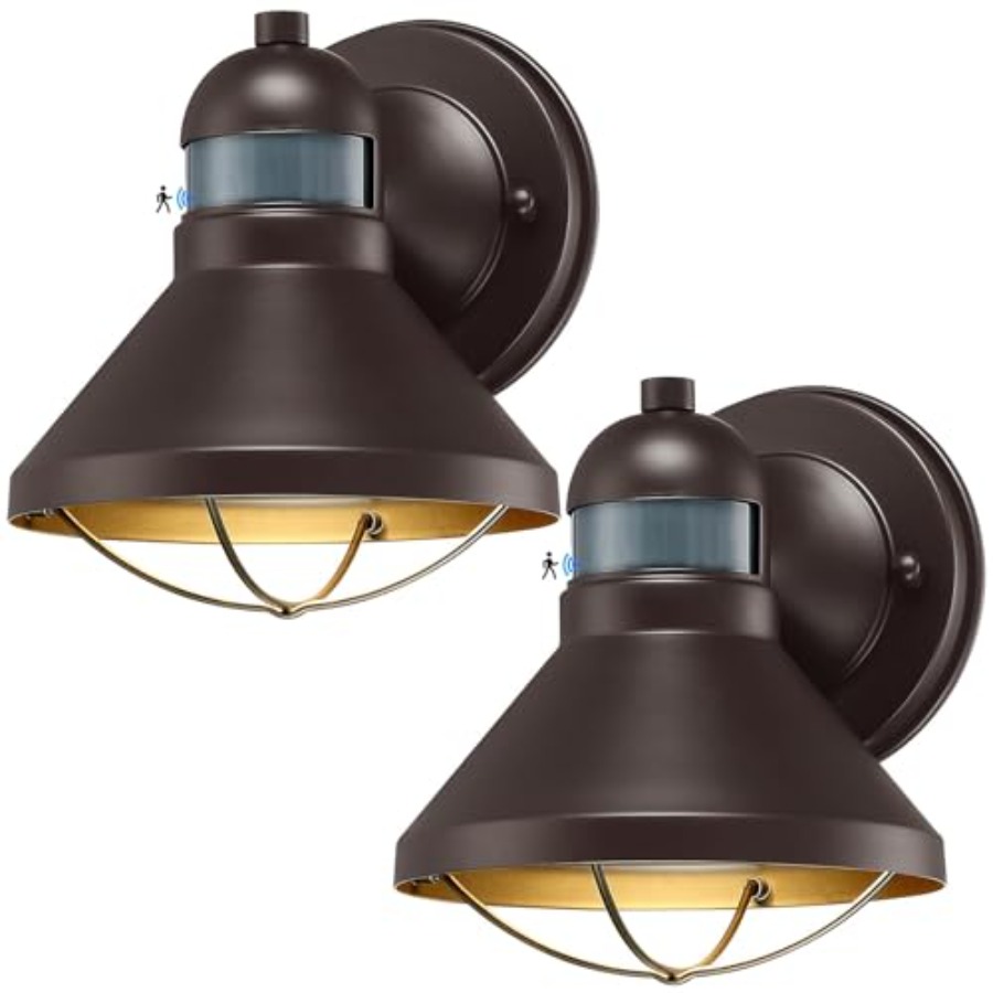 2 Pack Motion Sensor Outdoor L - Wall Lighting Outdoor review and price