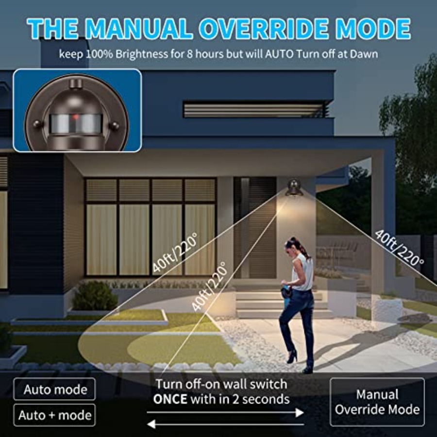 2 Pack Motion Sensor Outdoor L - Wall Lighting Outdoor review and price