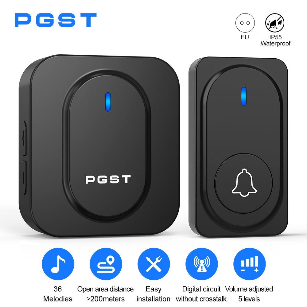 PGST Wireless Doorbell 36 Chim - Outdoor Lighting Install review and price