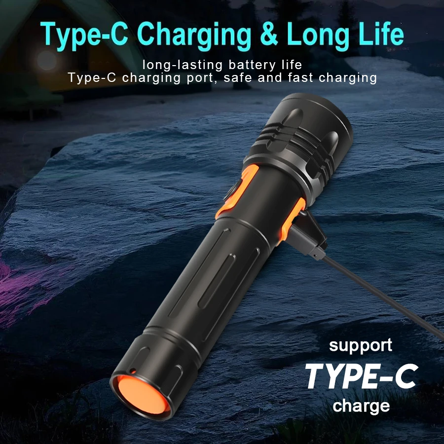High Power LED Flashlight USB  - Outdoor Lighting Usb review and price