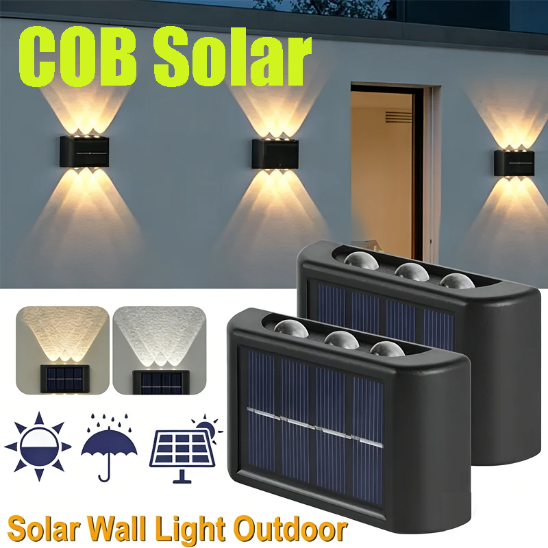 COB Solar Wall Lamp Outdoor Wa - Wall Lighting Outdoor review and price
