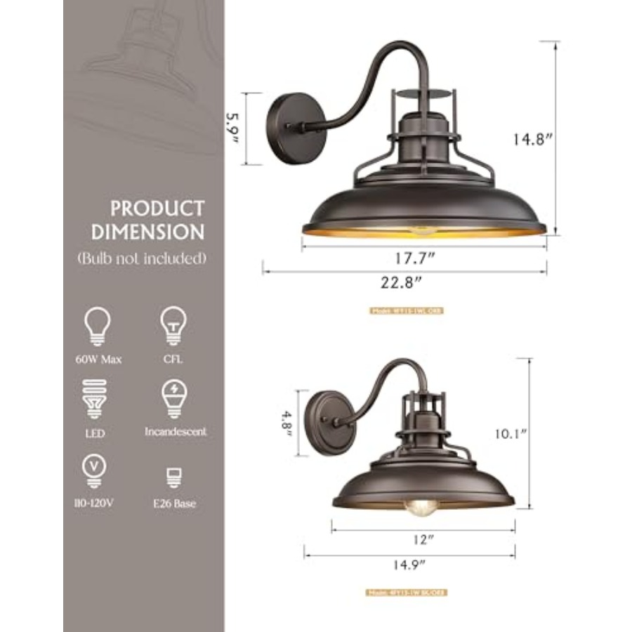 Outdoor Barn Light Fixture, Ex - Wall Lighting Outdoor review and price