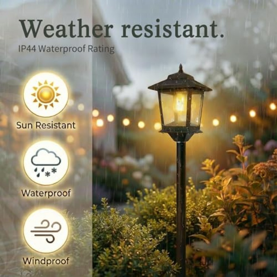Outdoor Solar Post Lights, 2-P - Outdoor Lighting Dusk To Dawn review and price