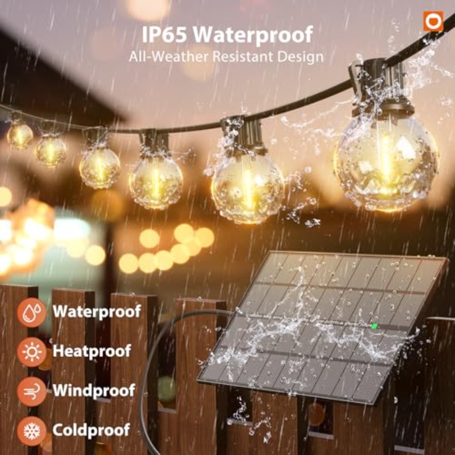 198Feet Solar String Lights Ou - Outdoor Lighting Install review and price