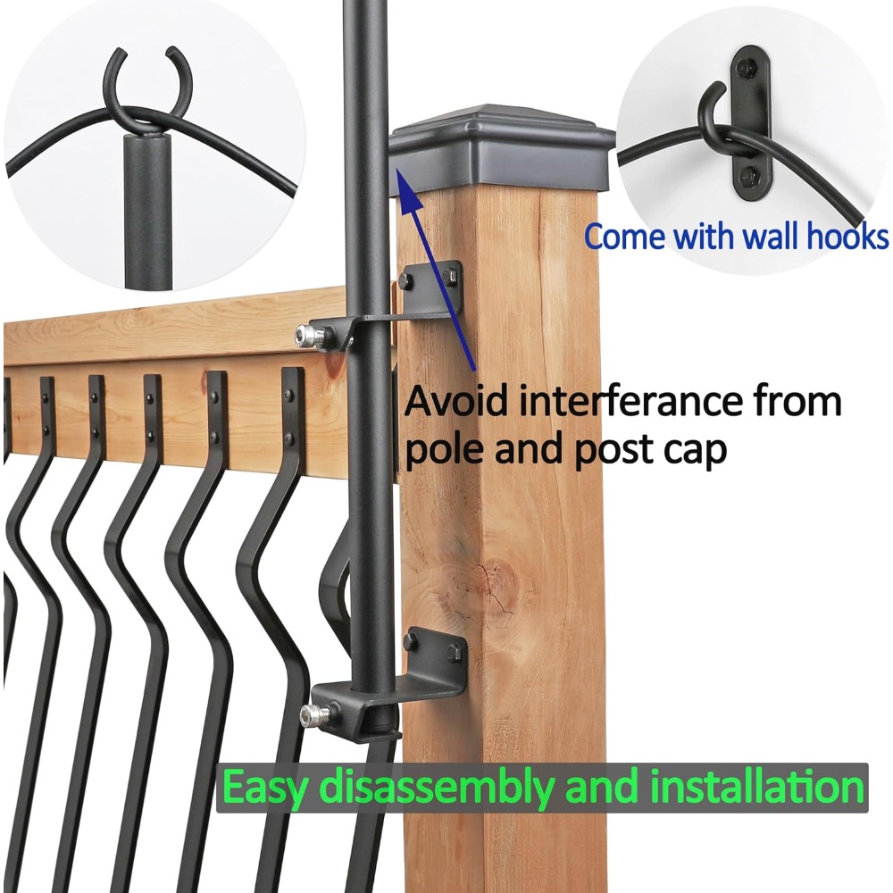 2 pack string light poles - st - Wall Lighting Outdoor review and price