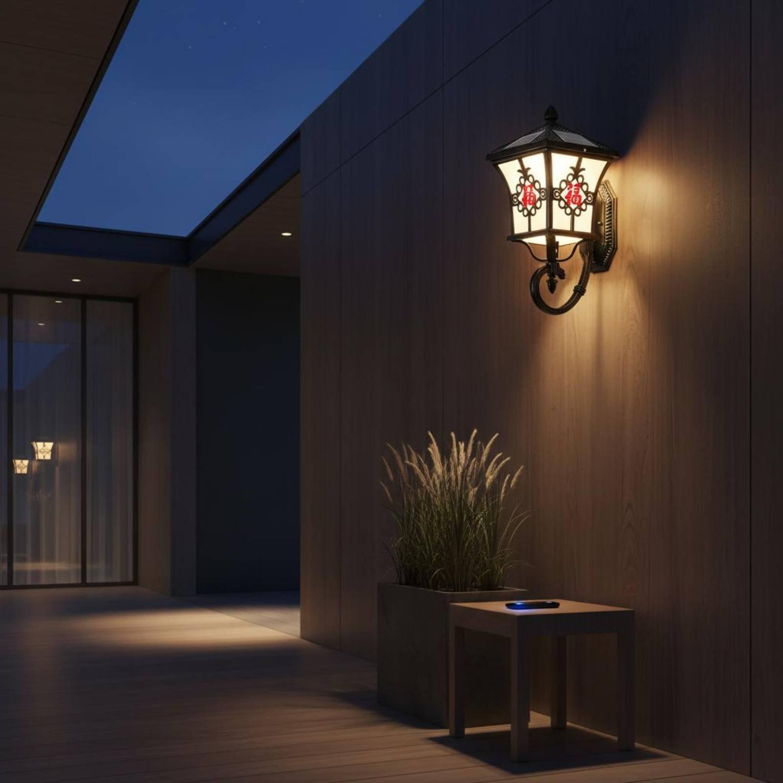 Solar Led Outdoor Wall Lamp El - Wall Lighting Outdoor review and price