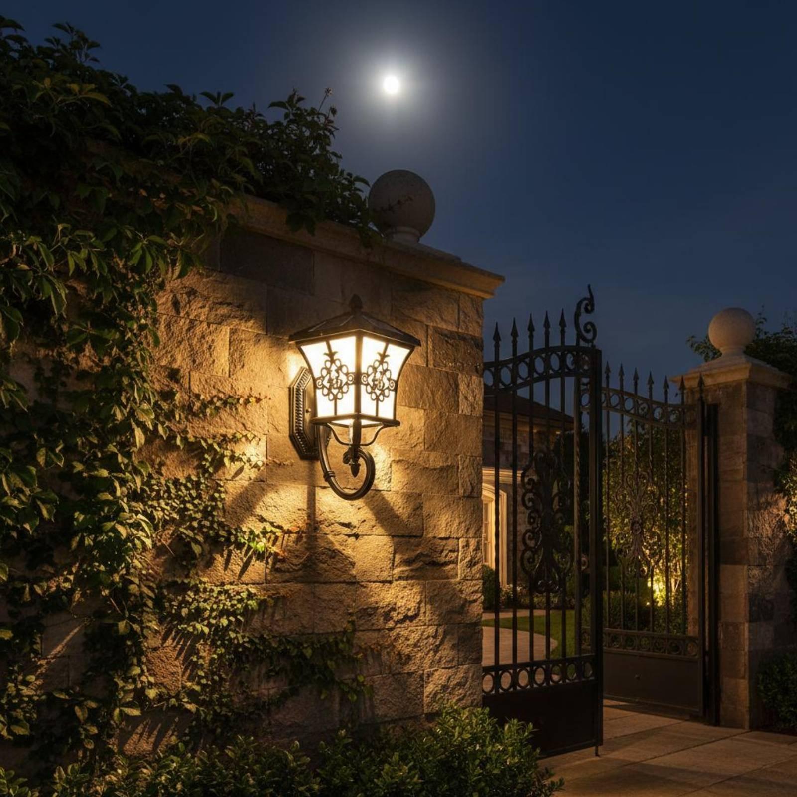 Solar Led Outdoor Wall Lamp El - Wall Lighting Outdoor review and price