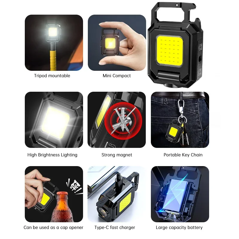 Mini Flashlight Keychain Light - Outdoor Lighting Usb review and price
