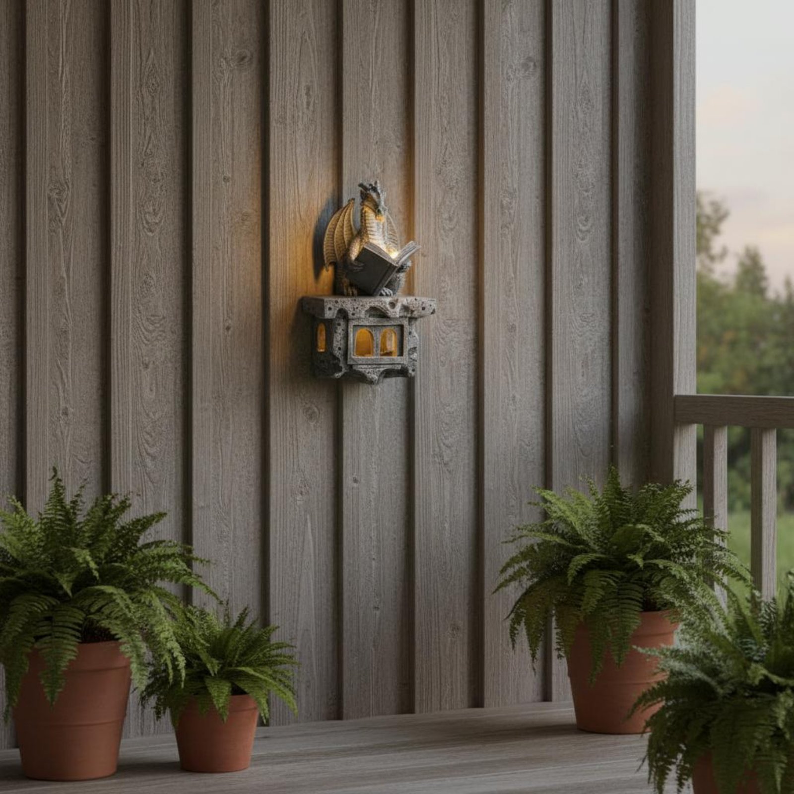 Solar Wyvern Wall Shine Auto O - Wall Lighting Outdoor review and price