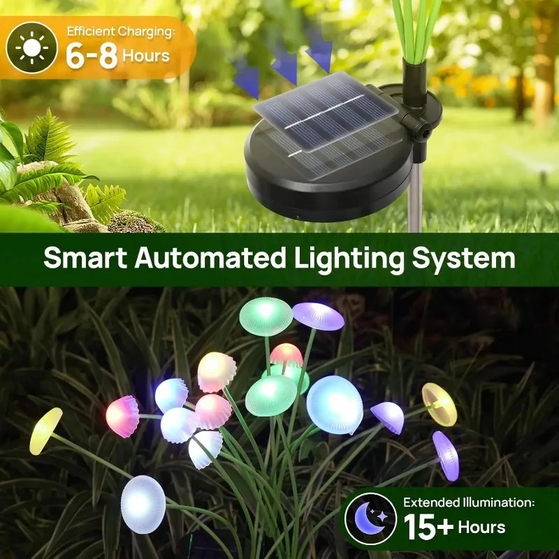 6LEDS Solar Mushroom Ambient L - Outdoor Lighting Jellyfish review and price
