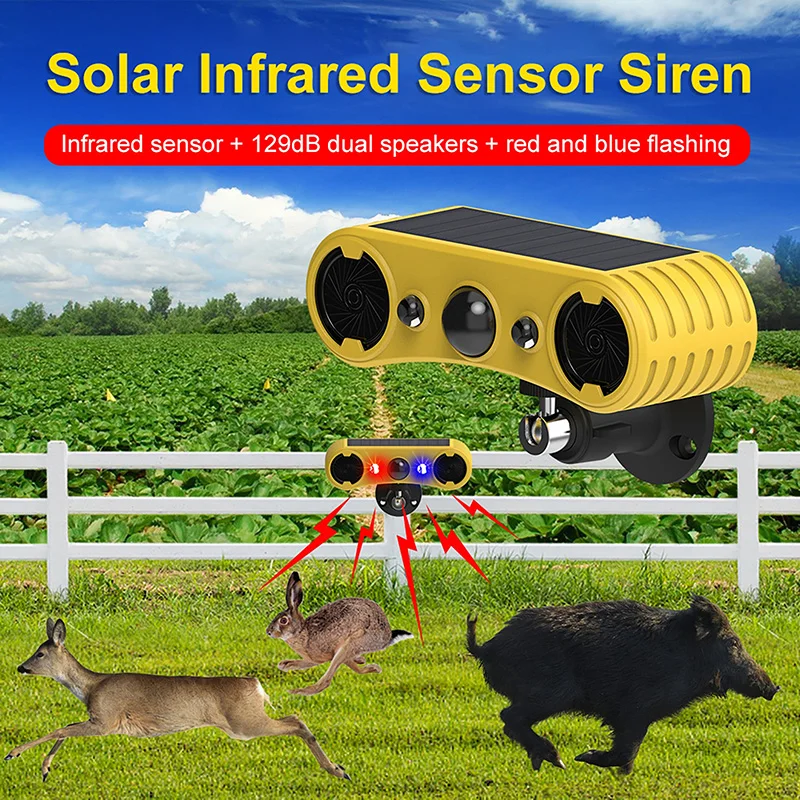 Solar Motion Sensor Alarm LED  - Outdoor Lighting Experts review and price