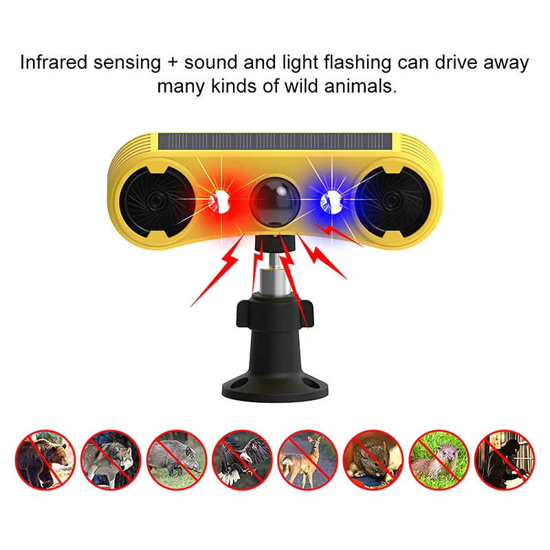 Solar Motion Sensor Alarm LED  - Outdoor Lighting Experts review and price